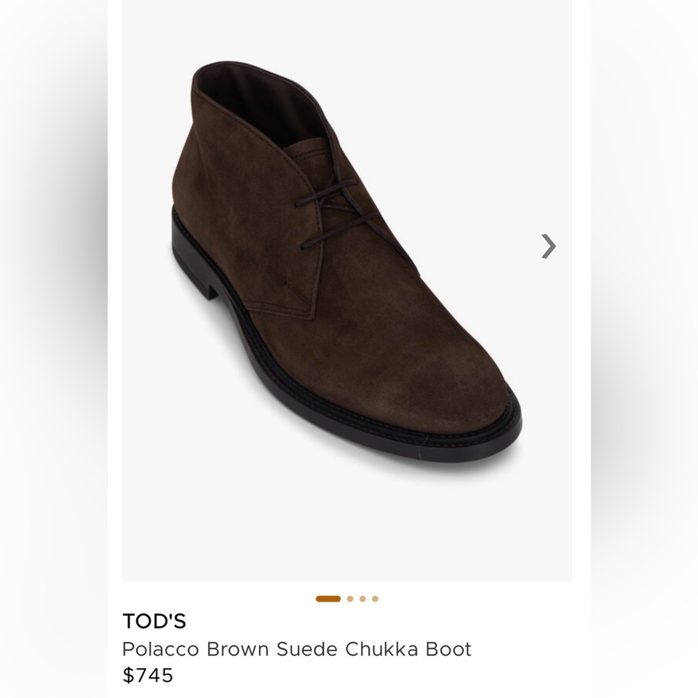 TOD's Brown Suede Chukka Boot Sz 9.5